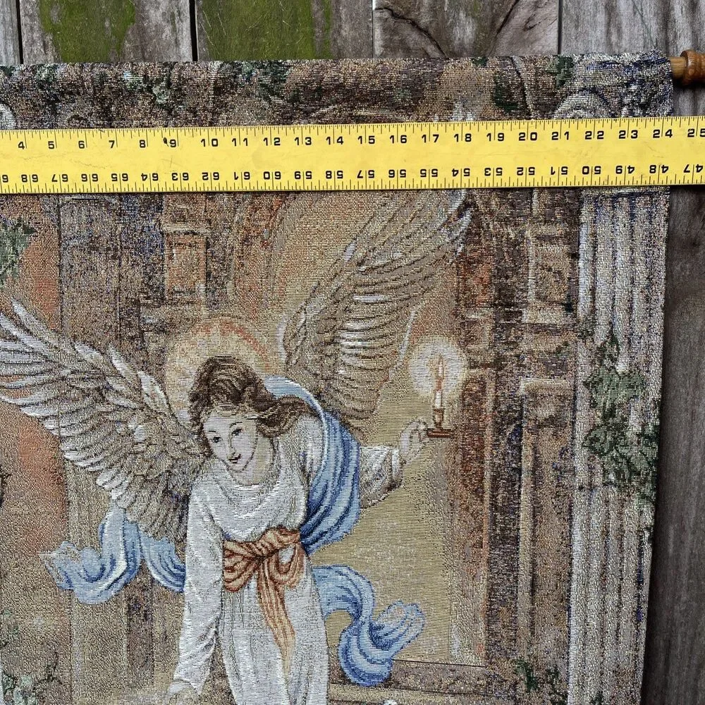 Lena Liu Angel Of Light Tapestry Wall Hanging With Rod Made In USA